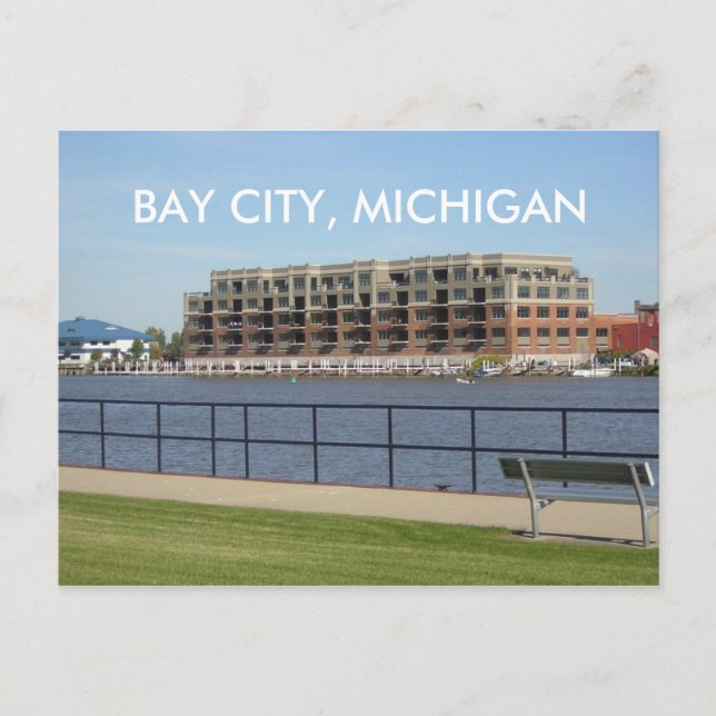 CARTE POSTALE BAY CITY, MICHIGAN POST CARD (Devant)