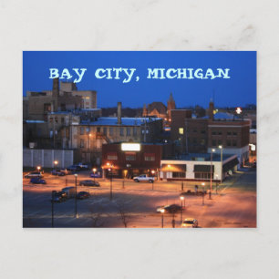 CARTE POSTALE BAY CITY, MICHIGAN POST CARD POST CARD CENTRE-VILL