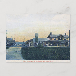 Carte Postale Bay Head, New Jersey, Main St, Style Vintage