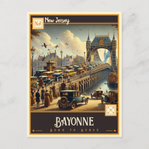 Carte Postale Bayonne, New Jersey VINTAGE