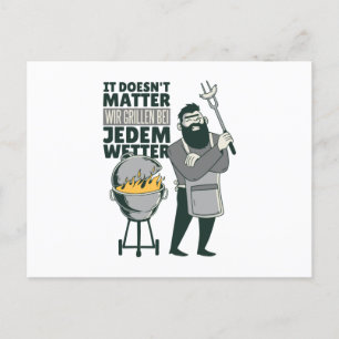 CARTE POSTALE BBQ