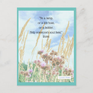 Carte postale "Be a Lamp"
