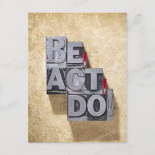 Carte Postale Be, Act ,