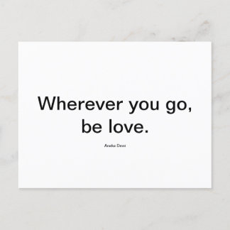 Carte postale Be love