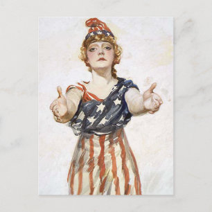 Carte Postale Be Patriotic-1917