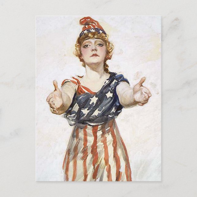 Carte Postale Be Patriotic-1917 (Devant)