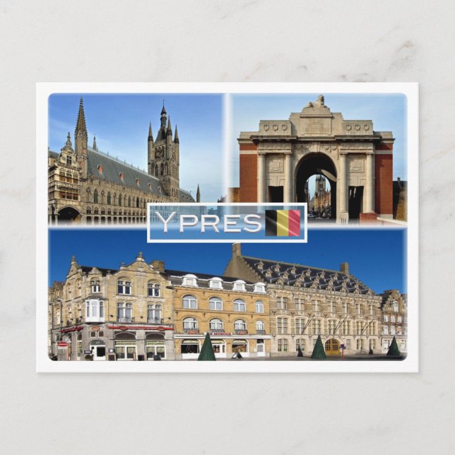 Carte Postale BE Ypres - Lakenhal, en Flanders Fields Museum - (Devant)