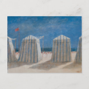 Carte Postale Beach Tentes Bretagne 2012