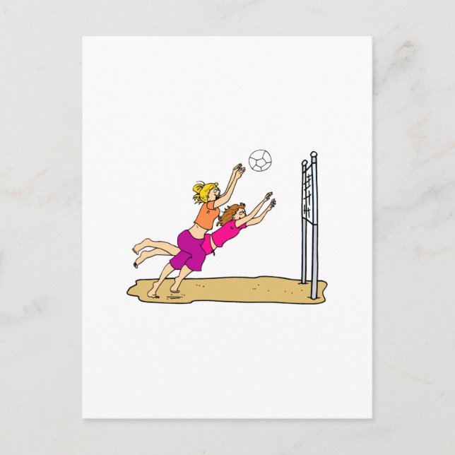 Carte Postale Beach Volley (Devant)