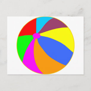 Carte Postale Beachball