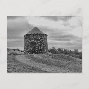 Carte Postale Beacon Tower à Burton Dassett Noir et blanc