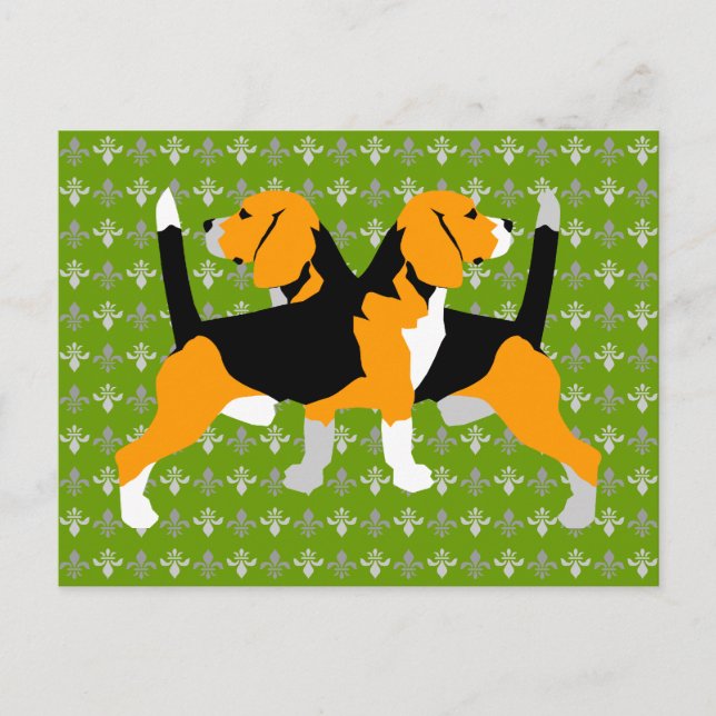 Carte Postale Beagle (Devant)