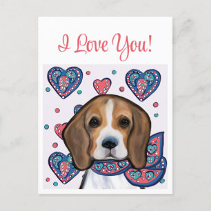 Carte Postale Beagle