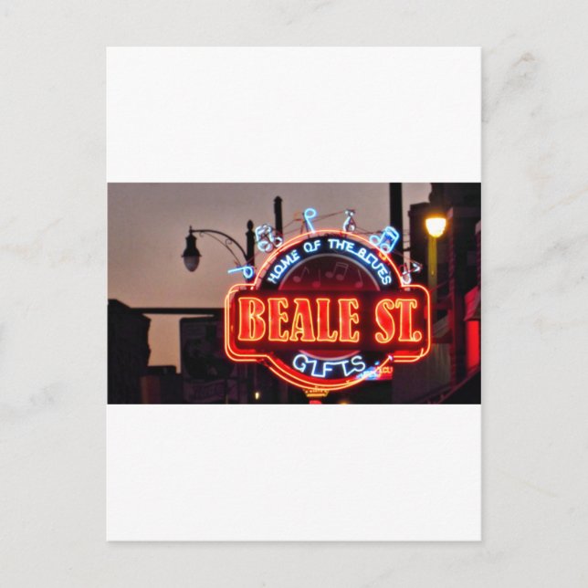 Carte Postale Beale Street (Devant)