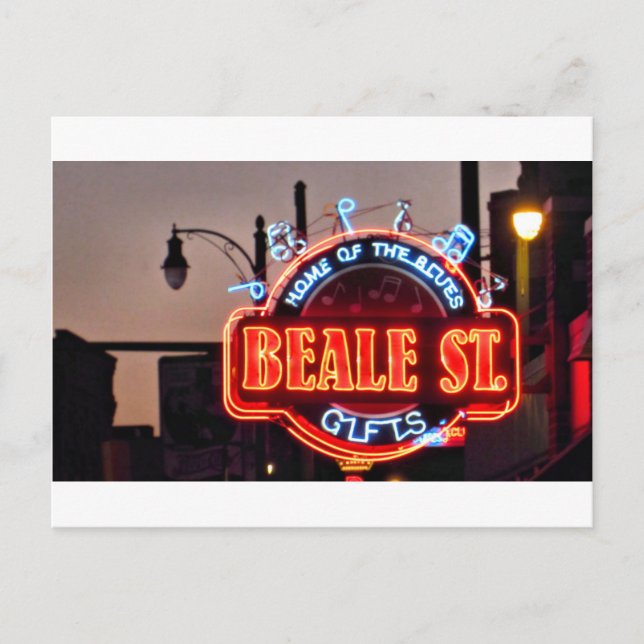 Carte Postale Beale Street (Devant)
