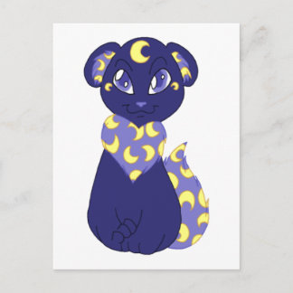 Carte Postale Bearfox du croissant