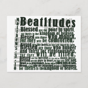 CARTE POSTALE BEATITUDES
