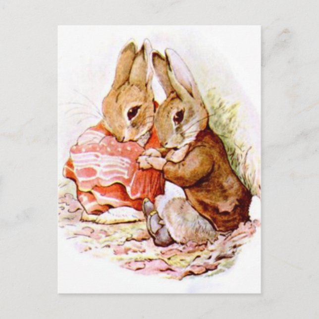 Carte Postale Beatrix Potter Le Conte de Benjamin Bunny Peter (Devant)