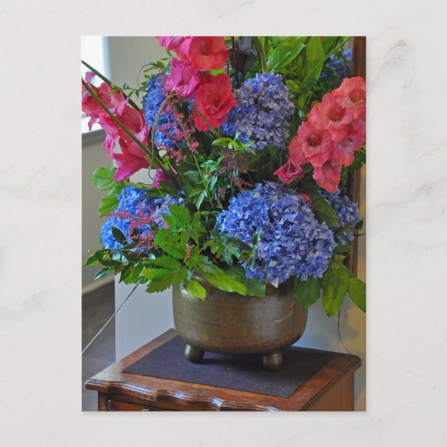 Carte Postale Beau arrangement floral (Devant)