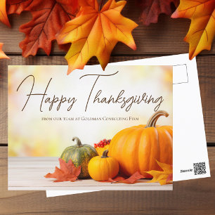 Carte Postale Beau Bon thanksgiving sur mesure