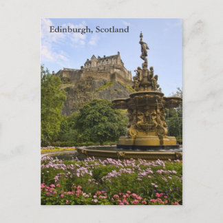 Carte Postale Beau château d'Edimbourg