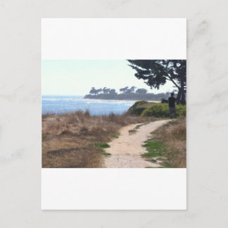 Carte Postale Beau ciel clair à la plage.