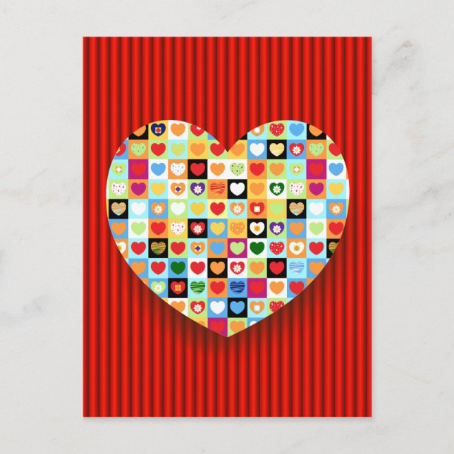 Carte Postale Beau Coeur (Devant)