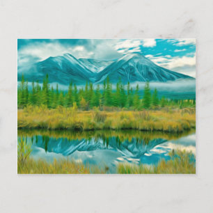 Carte Postale Beau lac Moraine dans le parc national Banff.jpg