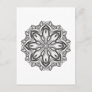 Carte Postale Beau Mandala