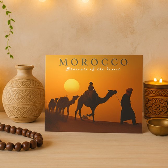 Carte Postale Beau Marrakech Sunset Maroc Désert (Créateur téléchargé)