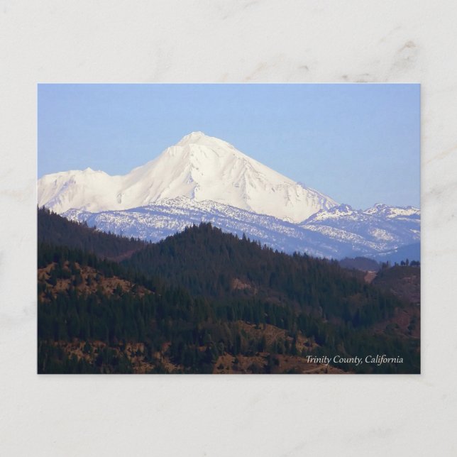 Carte Postale Beau Mont Shasta... (Devant)