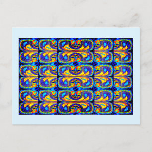 Carte Postale Beau motif d'art
