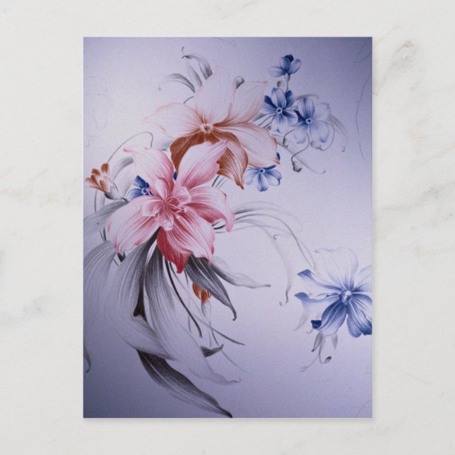 Carte Postale Beau Nelumbo (Devant)