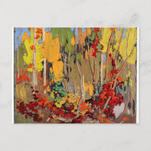 Carte Postale Beau paysage d'automne canadien par Tom Thomson