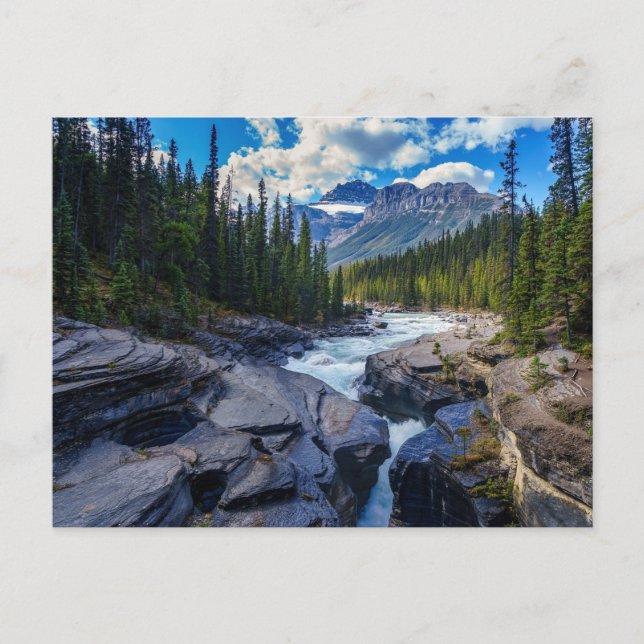 Carte Postale Beau paysage naturel de la rivière des Montagnes (Devant)