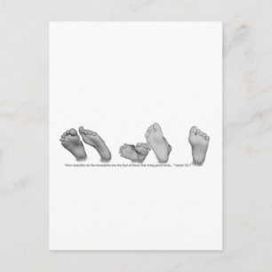 Carte Postale Beau Pieds