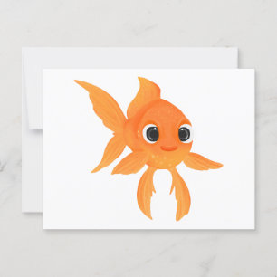 Carte Postale Beau poisson rouge