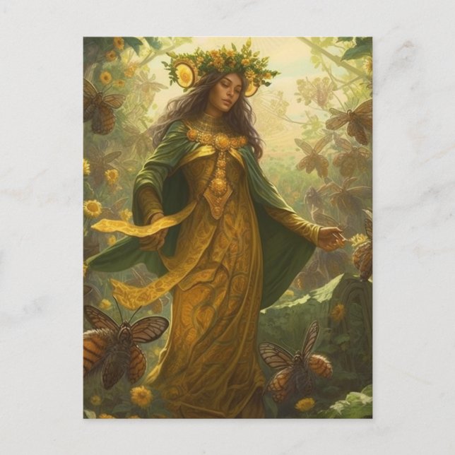 Carte Postale Beau protecteur des insectes (Devant)