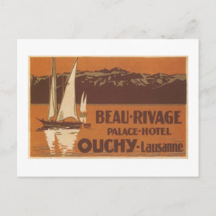 Carte Postale Beau Rivage Palace Hotel Ouchy Lausanne