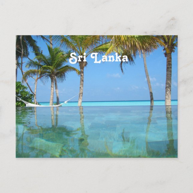 Carte Postale Beau Sri Lanka (Devant)