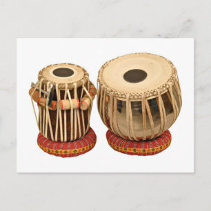 Carte Postale Beau Tabla Set instrument de percussion indienne