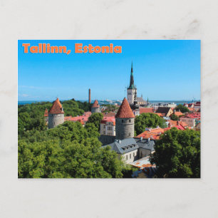 Carte Postale Beau Tallinn Estonie Vieille Ville