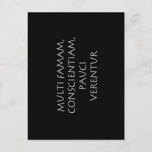 Carte Postale Beaucoup craignent leur réputation, peu leur consc