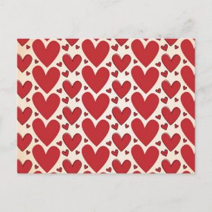 Carte Postale "Beaucoup de coeurs"