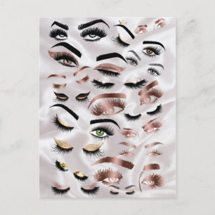 Carte Postale beaucoup d'yeux clignote les yeux évier peintre ma