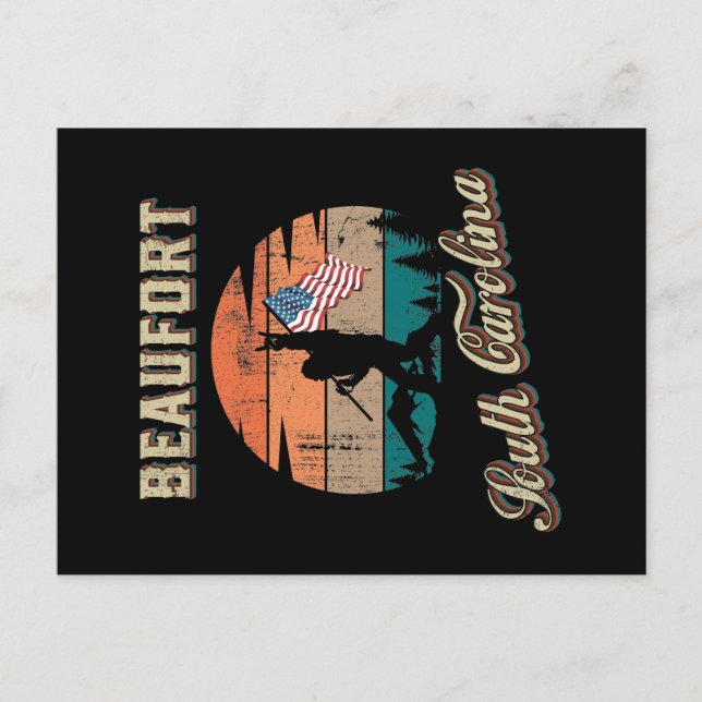 Carte Postale Beaufort Caroline du Sud (Devant)