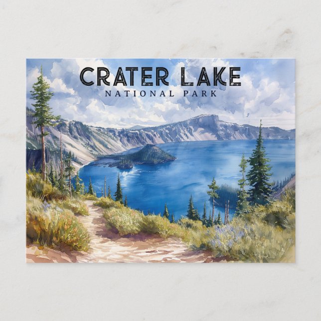 Carte Postale Beauté à couper le souffle : Parc national du lac  (Devant)