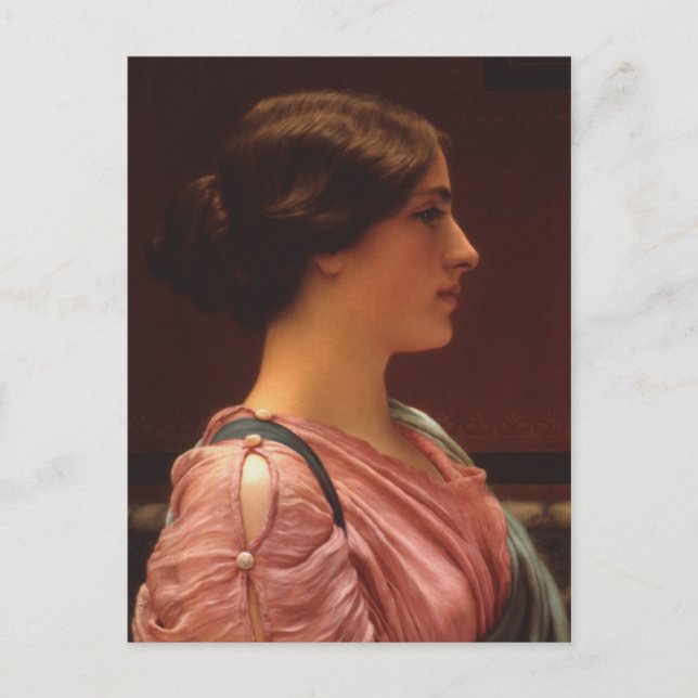 Carte Postale Beauté classique par John William Godward (Devant)