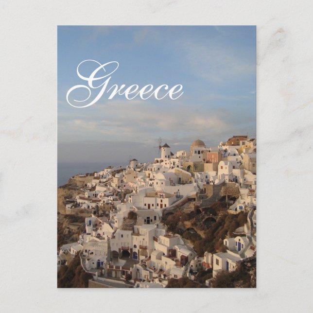 Carte Postale Beauté de Santorin, Grèce (Devant)