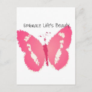 Carte Postale Beauté du papillon peint